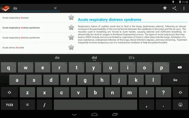 Medical Terms (Free) android App screenshot 0