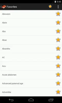 Medical Terms (Free) android App screenshot 11