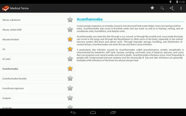 Medical Terms (Free) android App screenshot 8